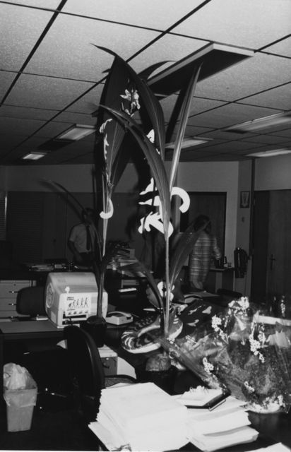 Erik werd daarna niet meer gevraagd om sfeerbeelden van het personeelsfeest te maken.